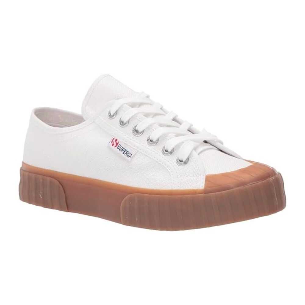 Ellesse Mens Ento Vulc Canvas Flat Sneakers / White